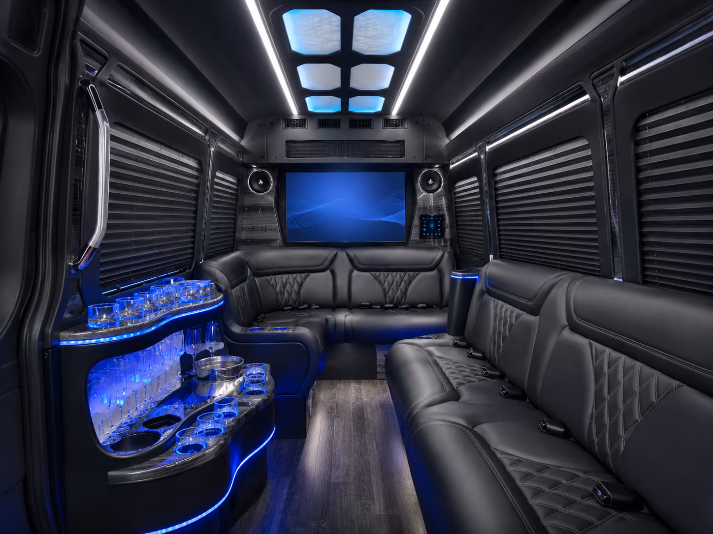 brookline 30 passenger party bus