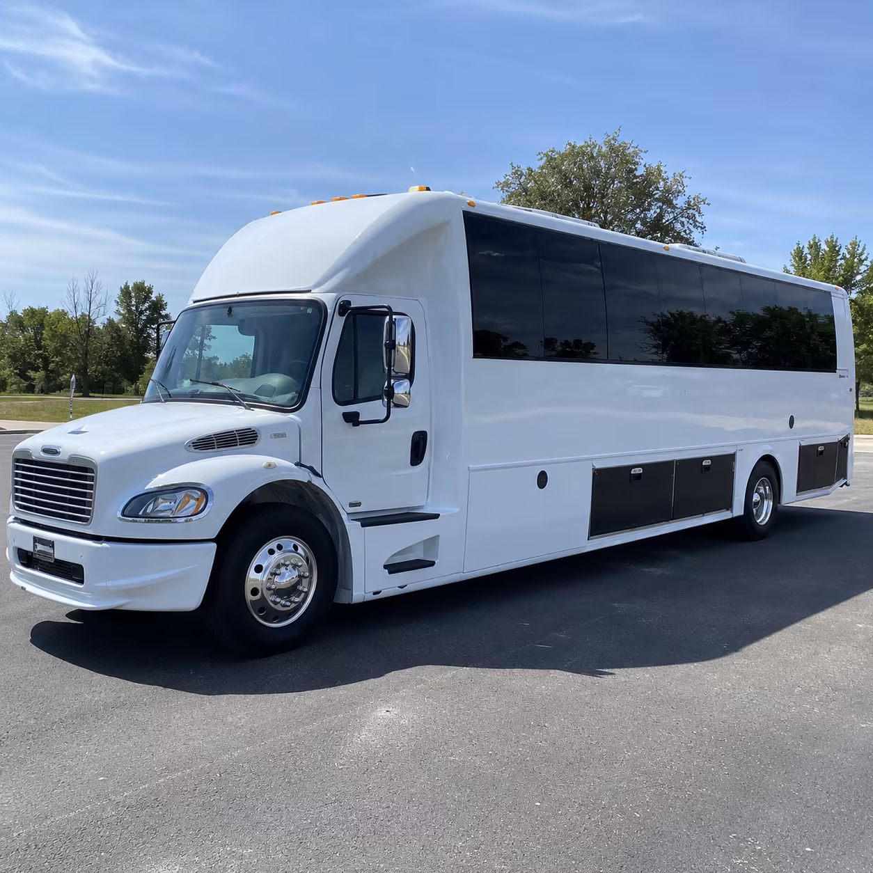 brookline 40 passenger party bus