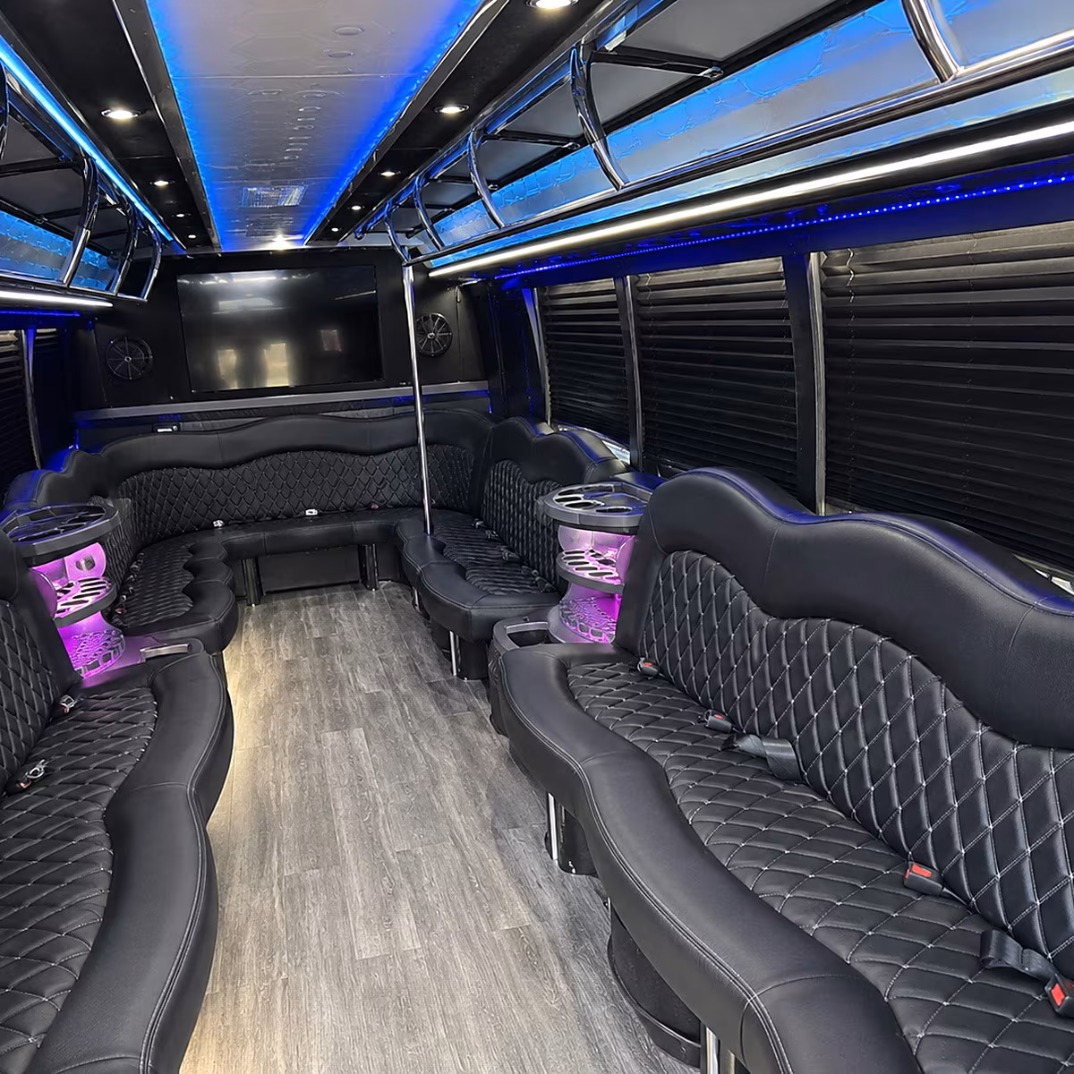 brookline party bus rentals inside