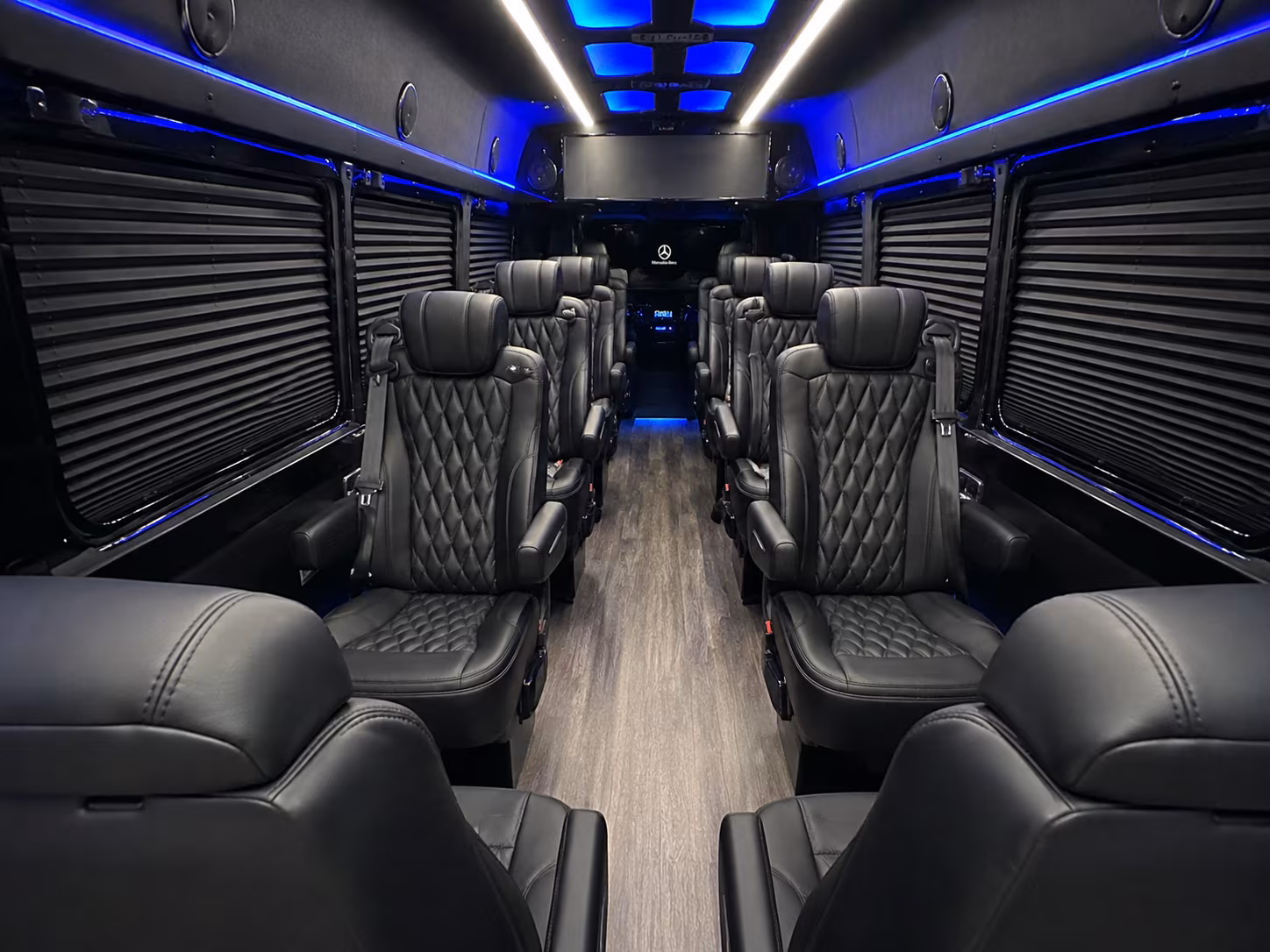 brookline sprinter van with driver interior