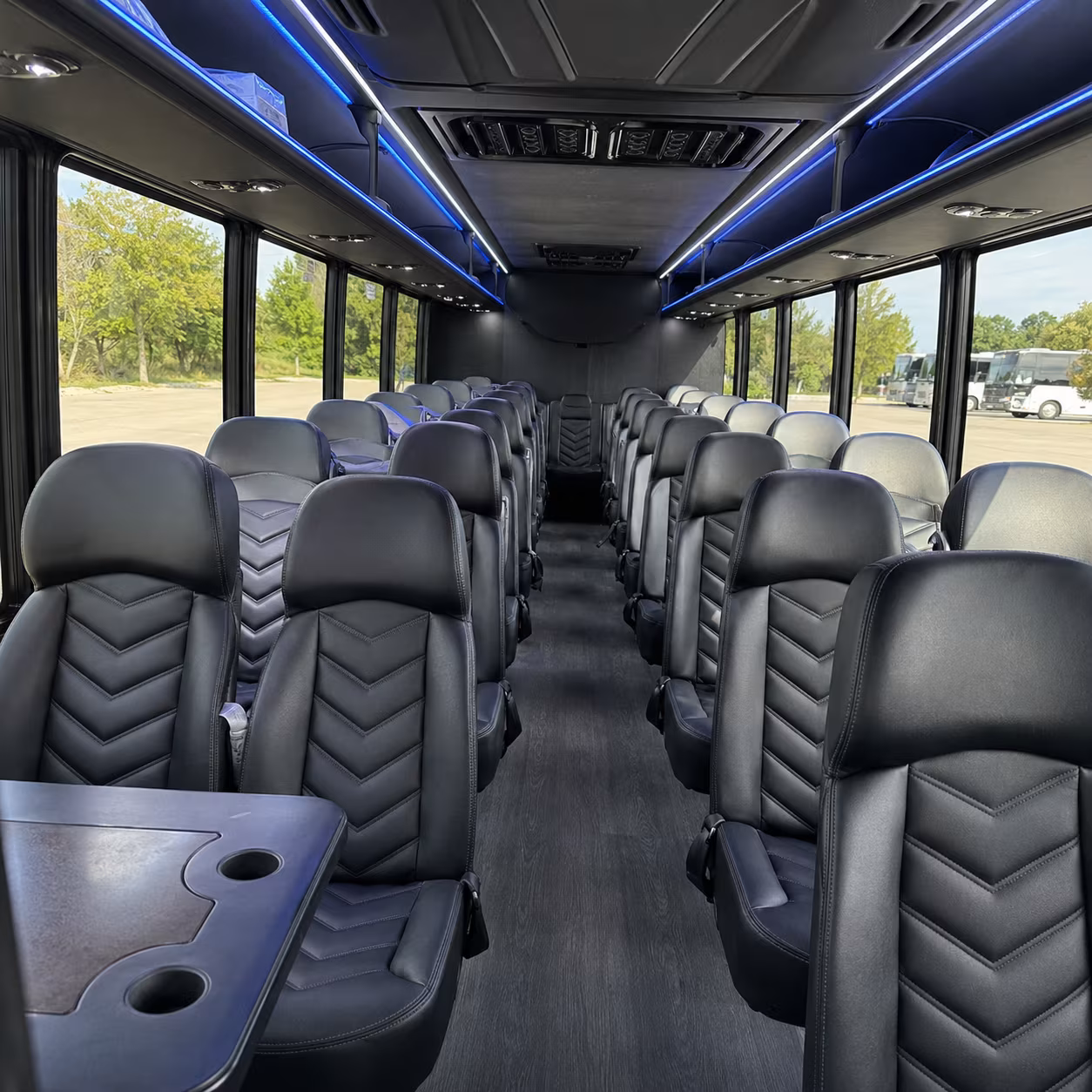 brookline wine tour brewery transportation onboard seating