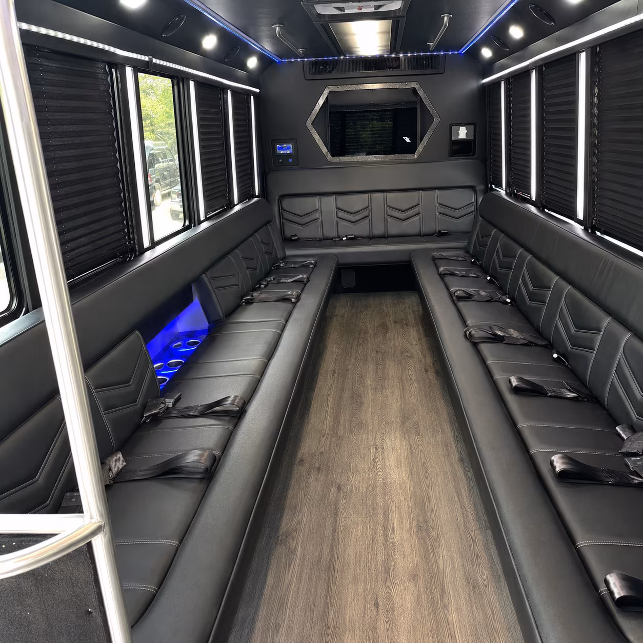 party bus rentals for brookline proms at devotion school and beyond